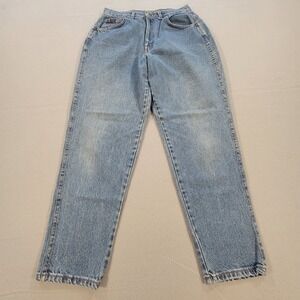 Vintage Chic Blue Jeans‎ Straight Leg High Rise Denim Women's Size 14 Petite